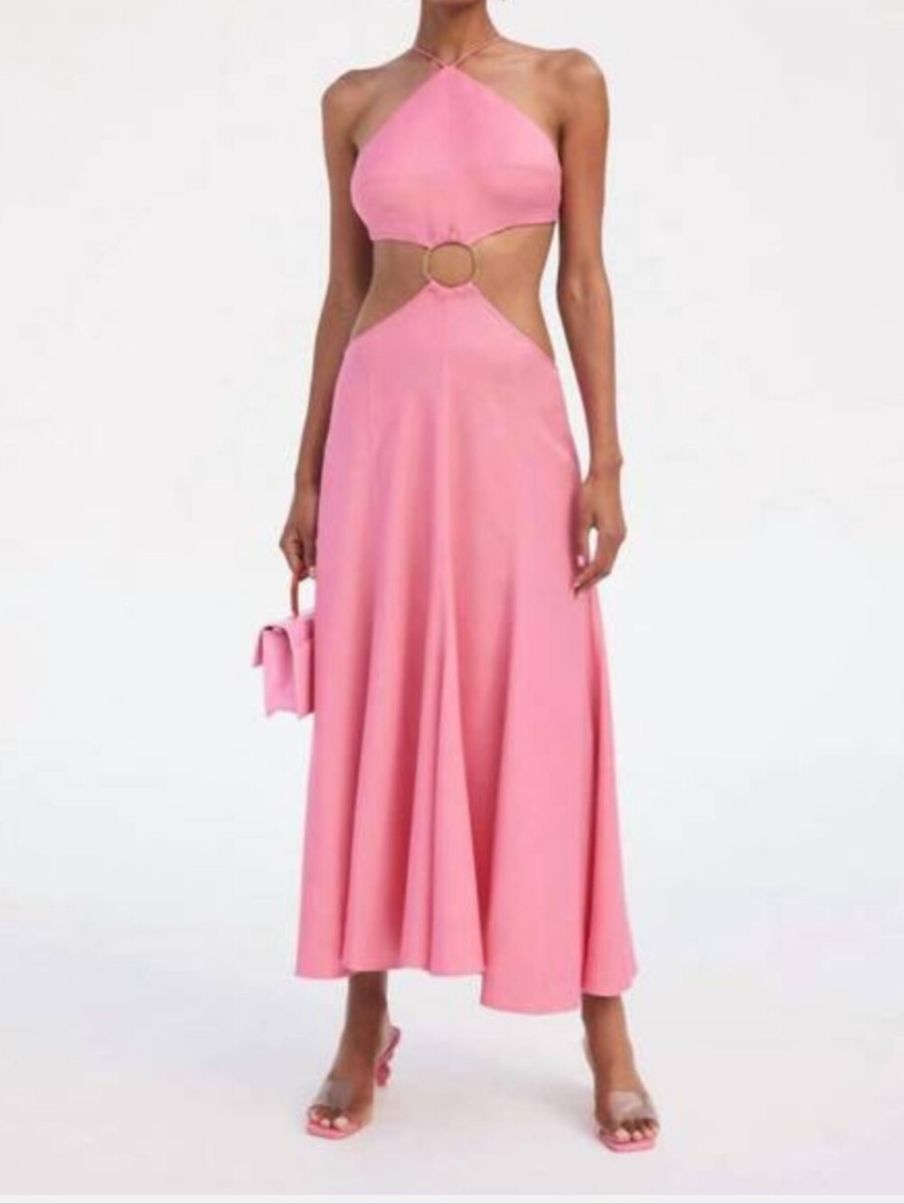 Cult Gaia Nadeesha Dress in Pink size small